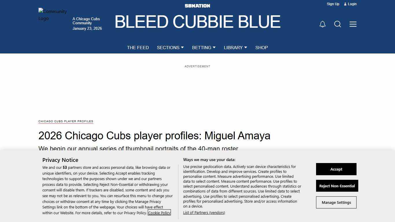 2026 Chicago Cubs player profiles: Miguel Amaya Bleed Cubbie Blue