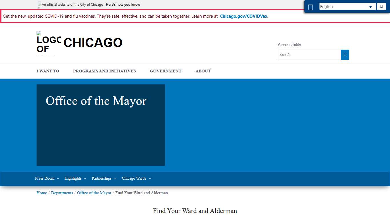 City of Chicago :: Find Your Ward and Alderman